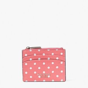 ♠️ Kate Spade spencer dots coin cardholder NWT